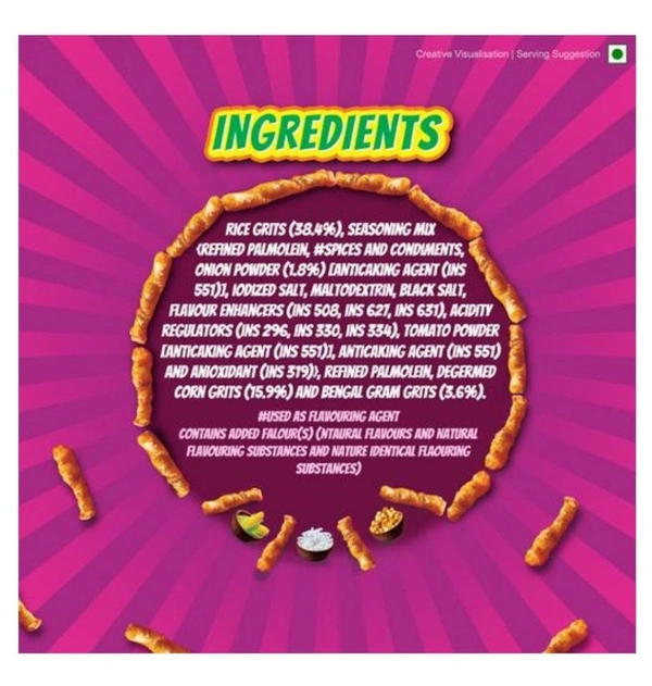 Bingo Tedhe Medhe  Masala Tadka - 50gm
