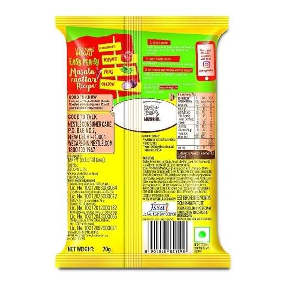 Maggi 2-Minute Noodles Masala - 60gm
