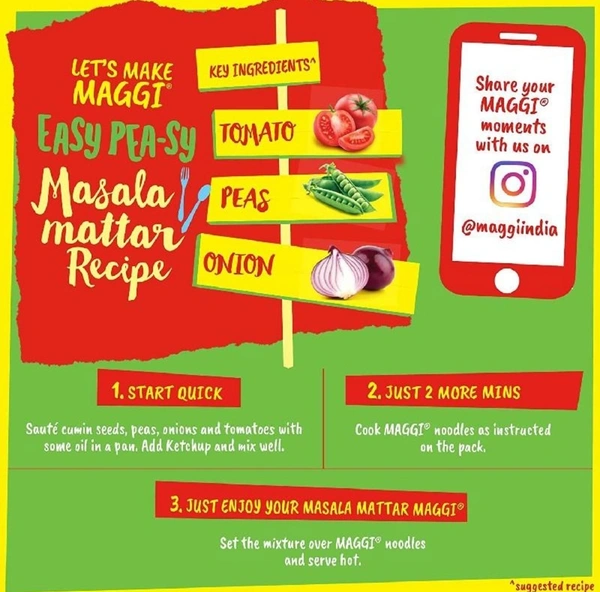 Maggi 2-Minute Noodles Masala - 60gm
