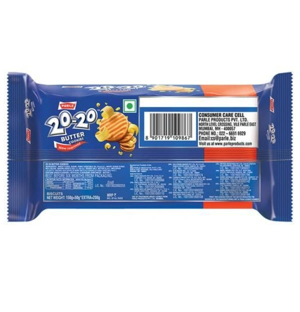 Parle 20-20 Butter Cookies  - 150gm