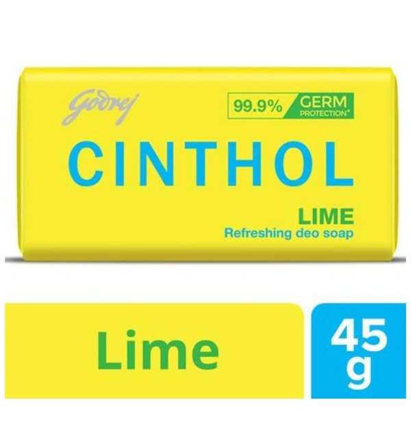 Godrej Cinthol Lime Refreshing Deo Soap - 45gm