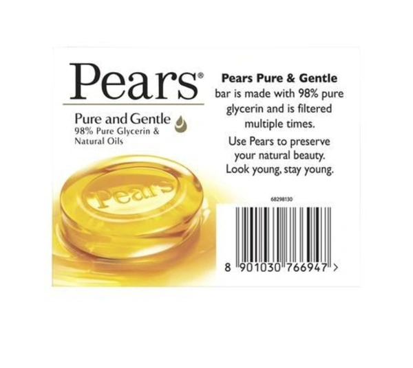 Pears Pure & Gentle Soap Bar - 100gm
