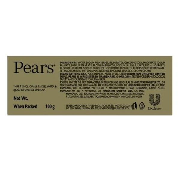 Pears Pure & Gentle Soap Bar - 100gm
