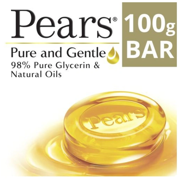 Pears Pure & Gentle Soap Bar - 100gm