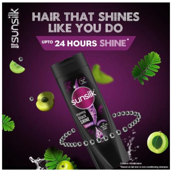 Sunsilk Stunning Black Shine shampoo - 180ml