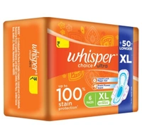 Whisper Choice Ultra Sanitary Pads - 6pc
