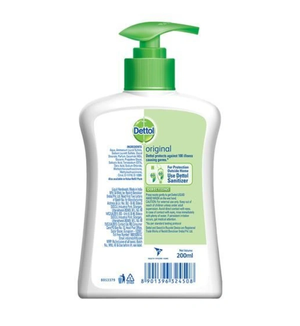 Dettol Liquid Handwash (Get Skincare Refill Pack Free ) - 200ml