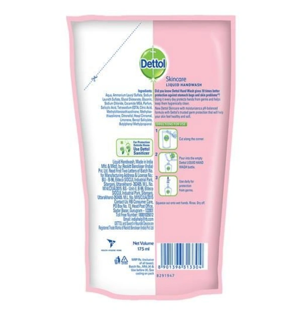 Dettol Liquid Handwash (Get Skincare Refill Pack Free ) - 200ml