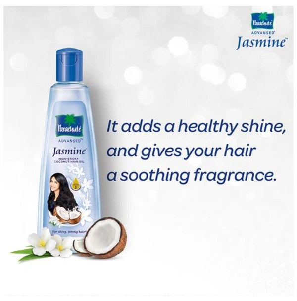 Advansed Jasmine Non Sticky Coconut Hair Oil - 190ml