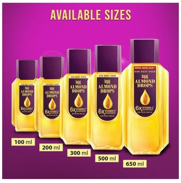 Bajaj Almond Drops Hair Oil  - 100ml