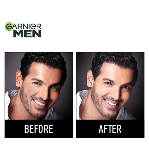 Garnier Men Turbo Bright Anti Polution Double Action Face Wash  - 100gm