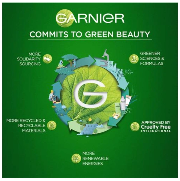 Garnier Men Turbo Bright Anti Polution Double Action Face Wash  - 100gm