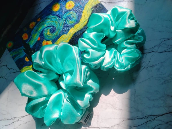 Cyan Scrunchies - Cyan, XL