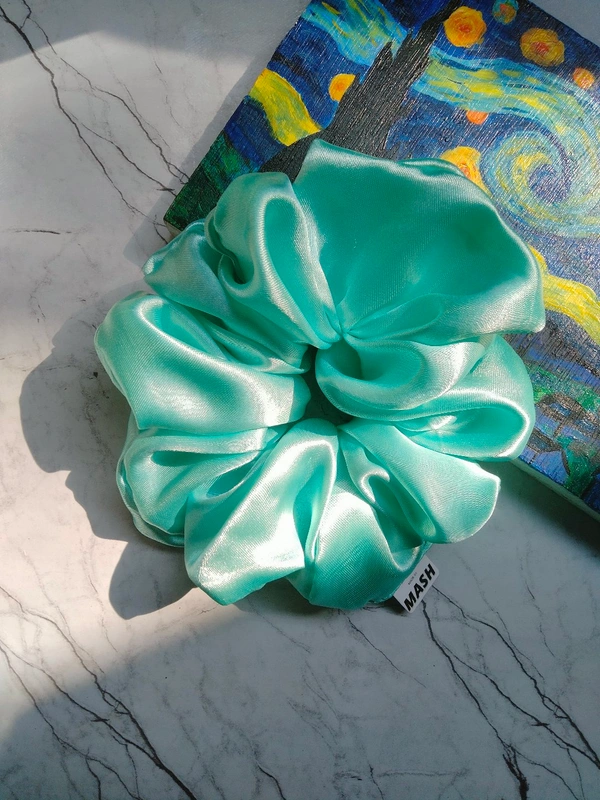 Cyan Scrunchies - cyan, XXL
