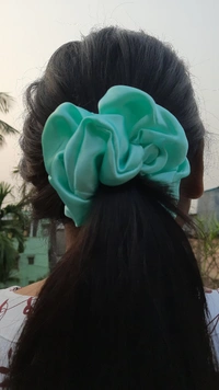 Cyan Scrunchies - cyan, XXL