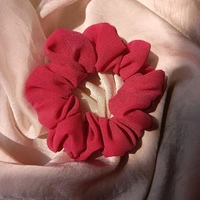 Mash Maroon Georgette Scrunchie - Mojo, Skinny