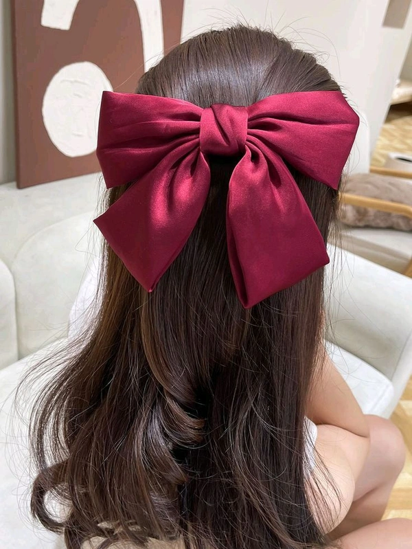 Mash  Bow Knot Hair Bows  - Guardsman Red, Rubber Band