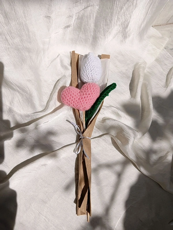 Crochet Tulip 🌷 - White
