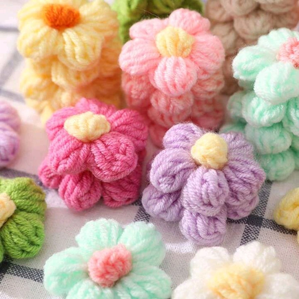 Mash Puffy Flowers For Decoration 