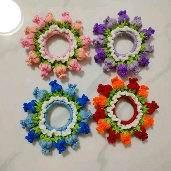 Mash Crochet Lily Scrunchie  - Anakiwa