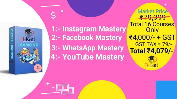 1Steps Online Courses Diamond 💎 Package - 