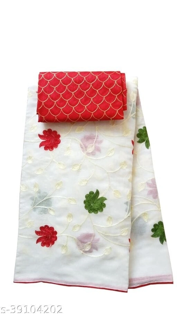 TRIPZIRA self design Chanderi Cotton Silk Saree with blouseSaree Fabric: Chanderi CottonBlouse: Separate Blouse PieceBlouse Fabric: Satin SilkPattern: EmbroideredBlouse Pattern: EmbroideredMultipack: SingleSizes: Free Size  - blue, free