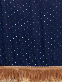 Lootzone Saree Chiffon  - black
