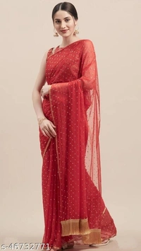 Lootzone Saree Chiffon  - yellow