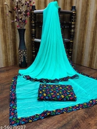 Lootzone Saree Lining Zare Saree  - yellow