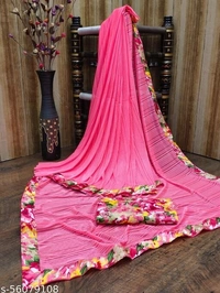 Lootzone Saree Lining Zare Saree  - magenta