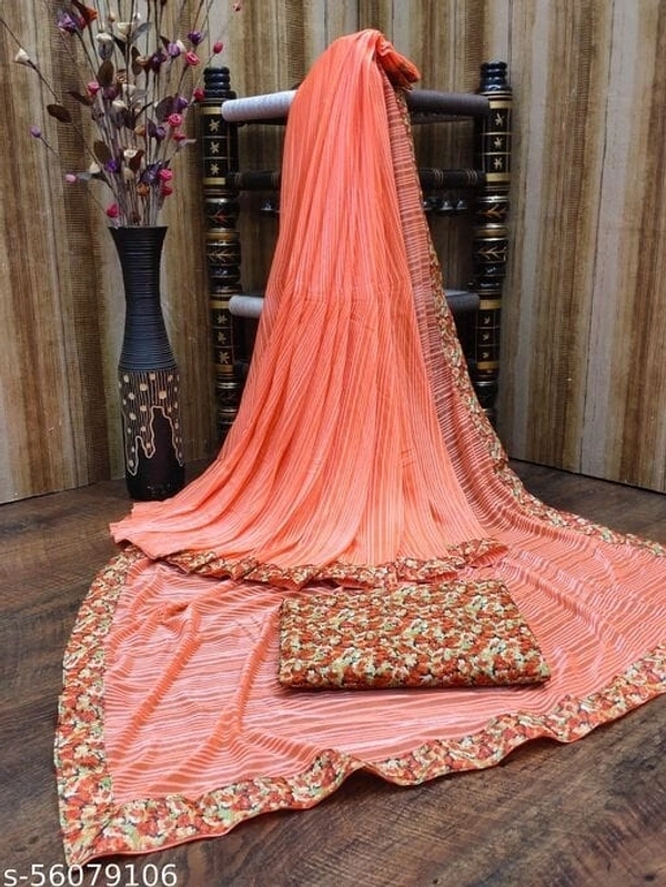 Lootzone Saree Lining Zare Saree  - magenta