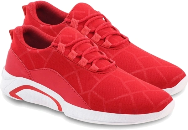 Lootzone Running Shoes For Men Combo  - 7, red gre