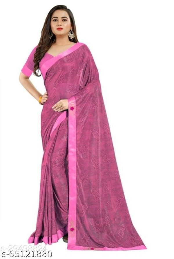 Lootzone Saree Cotton Blend - brown