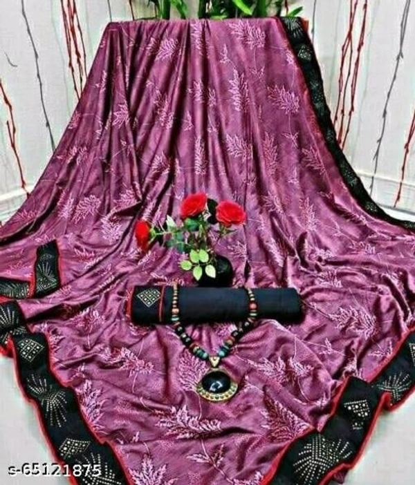 Lootzone Saree Cotton Blend - brown