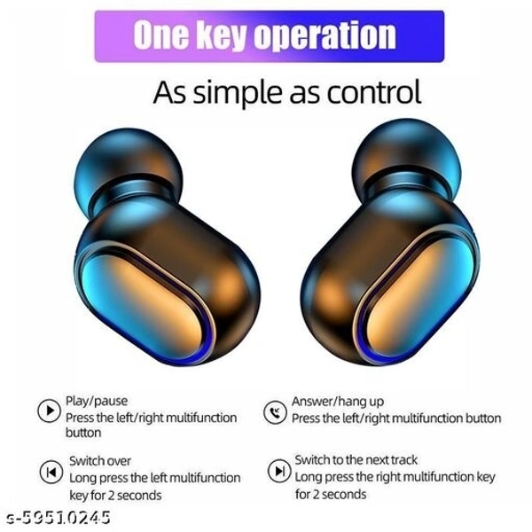 Earbuds High Bass (Black)  - free, black