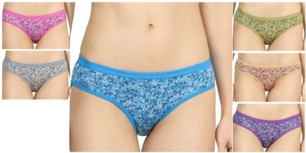 Flo Women Small Flower Print Panty - L
