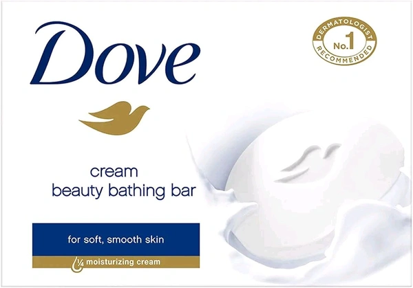 HUL Dove cream beauty bathing bar 75g, (3 Pcs Γ 50 Gm.)