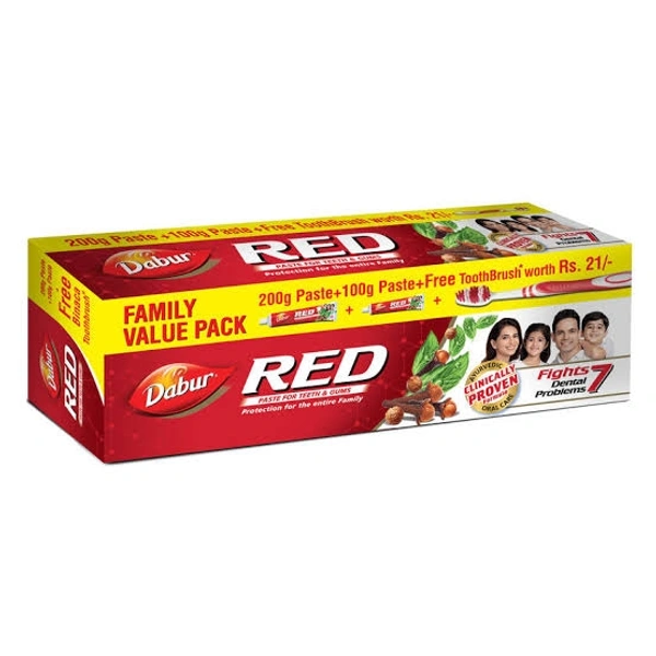 Dabur RED PASTE FAMILY VALUE PACK - 300gm