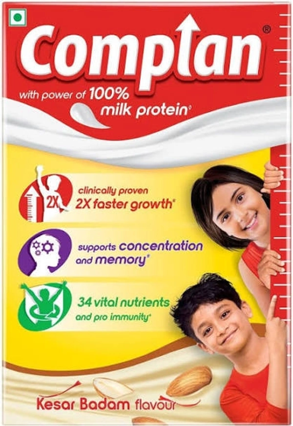 Complan  Kesar  Badam flavour Refile - 500gm