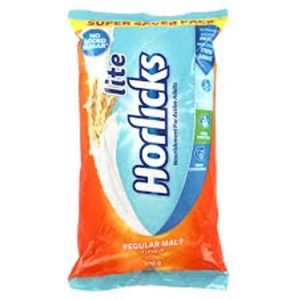 Lite Horlicks Regular Malt Pouch - 500gm