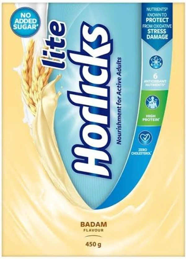 Lite Horlicks Badam Flavour - 450gm