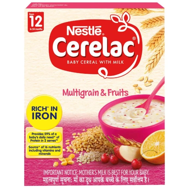 Cerelac Multigrain&Fruits 12to24months - 300gm
