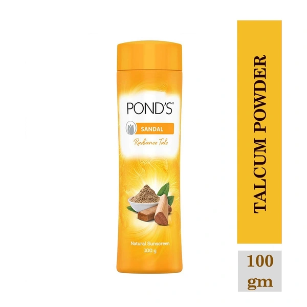 POND,S SANDAL Radiance Talc  - 100gm