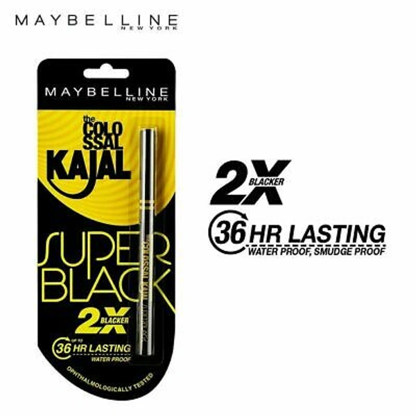 Maybelline COLO SSAL KAJAL WATER PROOF - 0.35gm
