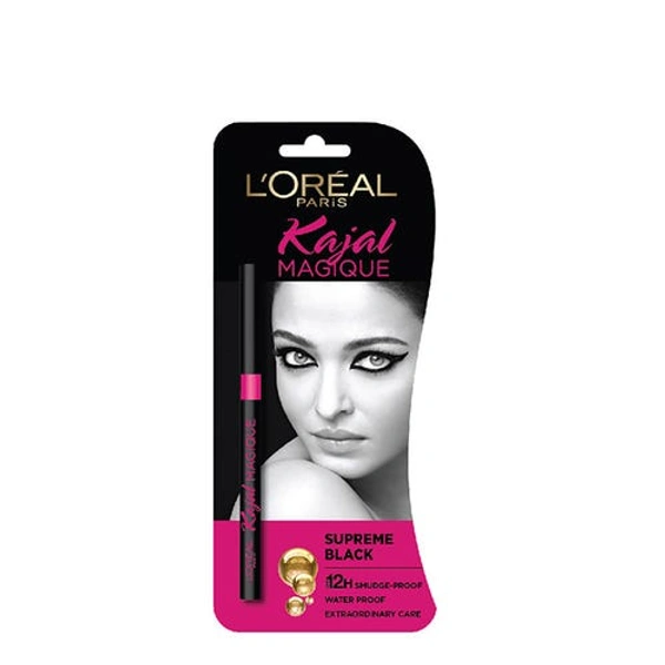 L,OREAL PARIC KAJAL MAGIQUE SUPREME BLACK  - 0.35gm