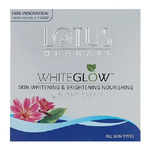 LOTUS WHITE GLOW SKIN WHITENING & BRIGHTENING NOURISHING NIGHT CREME  - 60gm