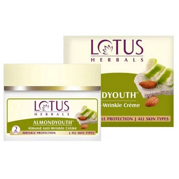 LOTUS  ALMOND YOUTH  ANTI WRINKLE CREME  - 50g