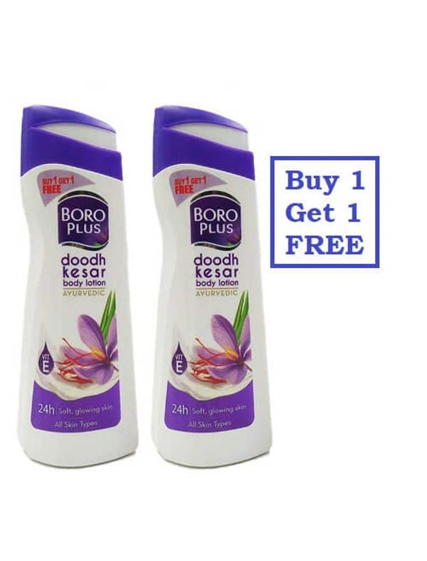    BORO PLUS  doodh Kesar - 300ml+300ml