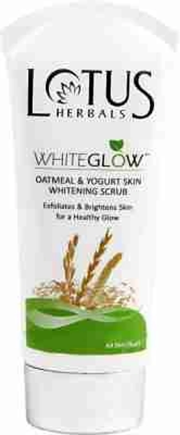 LOTUS WHITE GLOW OATMEAL &YOGURT SKIN WHITENING SCRUB  - 50g