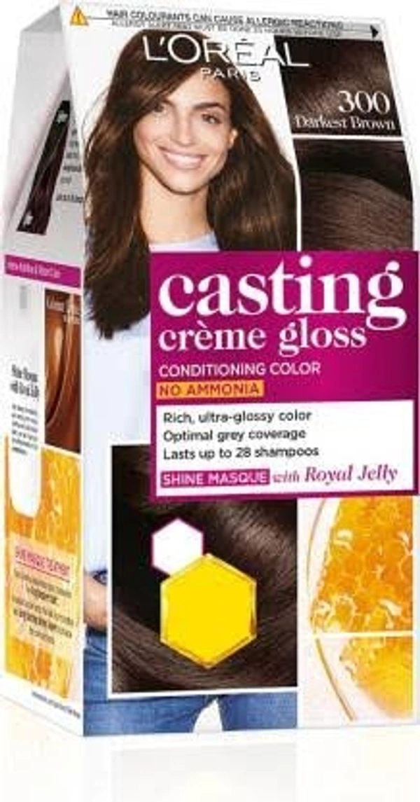 L,OREAL 300Darkest Brown  - 500